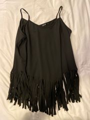 SheIn Fringe tank top