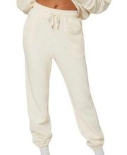 NEW WeWoreWhat Women's Size Small Off White Jogger Style Sweatpants