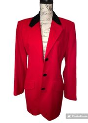 Red Blazer Jacket