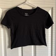 Mossimo Cropped Short Sleeve Shirt small