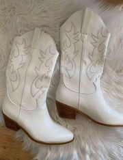 White western cowgirl boots size 9 no brand