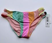 NEW Bikini Lab Swim Bottom Striped Size Small