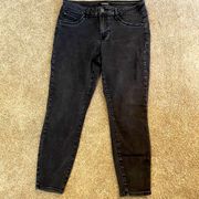d.jeans|| Black stretch skinny leg jeans