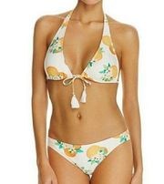 Kate Spade Capistrano Orange Printed Bikini Swim Set Size: S