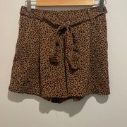 Miami Silky Leopard Shorts