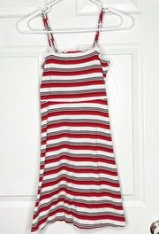 Patrons of Peace ribbed striped mini dress