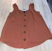 Daytrip brown tank top shirt