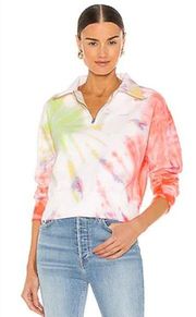 x Hanes 70s Half Zip in Neon Space Dye NWT