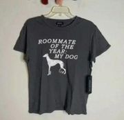 NWT Wildfox Roommate of the Year: My Dog graphic tee