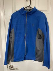 Mens Blue  Full Zip Jacket