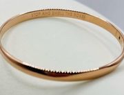 New Kate Spade Stop And Smell The Roses Idiom Bangle
