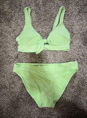 Aerie  tie top swimsuit size xs