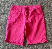 pink shorts size 16 1/2