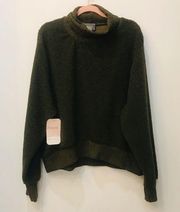 NWT Hudson Gray Olive green Sherpa sz small