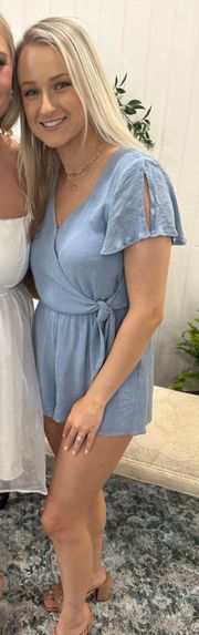 Blue Romper