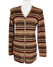 Jones New York stripe cardigan size medium