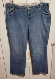 Lands End Size 22W Bootcut Jeans Womens