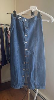 Maxi denim Skirt