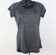 Zella Z By  Tee Shirt Short Sleeve Grey Active Womens Size Small