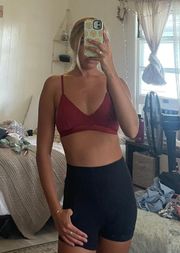 Maroon Padded Bralette