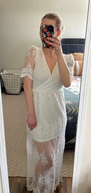 White Lace Dress