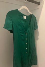 Green  Swing Dress