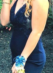 Navy Blue Prom / Formal Dress