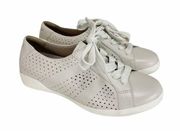 Dansko Women’s Orli Ivory Nappa Leather Sneaker 37