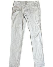 Scotch & Soda Maison Womens Slim Fit Chino Pants Light Gray Size 29x32