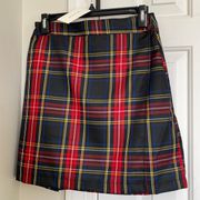 Adorable Sim & Sam plaid wrap skirt