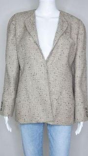 Vintage Linda Allard for Ellen Tracy vintage 100% wool blazer jacket, size 8