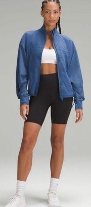 Lululemon Define Relaxed-Fit Activewear Sporty Jacket Luon, Pitch Blue, Size 8