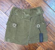 273-CARMAR Hunter Green Mini Skirt