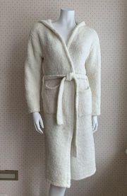 Barefoot Dreams Unisex CozyChic® Long Wrap Cozy Robe in Cream sz 1 (small)