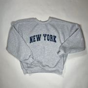 Charlotte Crewneck Sweatshirt Cherub Grey Size 0 Womens