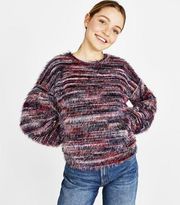 NEW bershka BSK Girl Fluffy bubble sleeve sweater