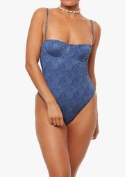 $175 WeWoreWhat Balconette One Piece Swim Suit ( S )