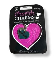 Cherish Charms BRITTANY Name Bracelet Charm NEW NWT Silvertone