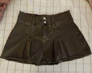 Olive Mini Skirt