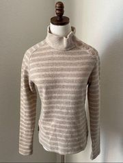 EUC Mountain Hardware Brown‎ and Cream Sevina Wool Blend Sweater, S