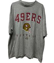 San Francisco 49ers gray graphic shirt t-shirt sz 3X