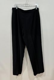 black straight leg trousers  Size 12