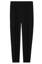 Eileen Fisher Silk Georgette Crepe Pant Women’s Size Medium in Black