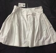 NWT Uniqlo $70 Gathered Skirt White Size 4