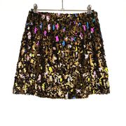 NWOT Dress The Population x Cosmopolitan Payton Multicolor Sequin Mini Skirt S