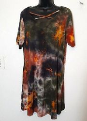 Simply Southern Collection tie dye dress