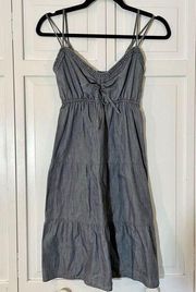 SALE Lee copper denim strappy dress size xs