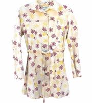 Porridge from Anthropologie Womens 2 Snap Button nautical snowflake Trench coat