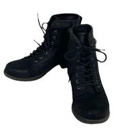 White Mountain Randall Lace Up Boots, Black, 8