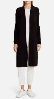 MAX MARA Leisure Longline Jersey Tesoro Cardigan - Size L - in Black- NWT